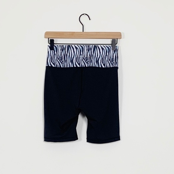 NWT Anthro All Fenix Morgan Zebra Black Bike Short - Picture 6 of 8